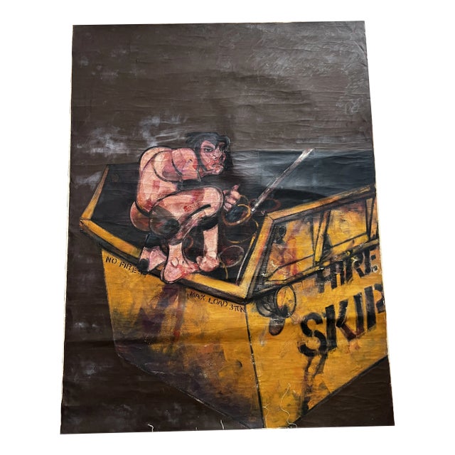 Donald Tibble, Composition, 1981, Oil on Canvas For Sale