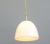 - Opaline glass with a slight concave and point on the underneath - Brass monks cap top - Takes E27 fitting bulbs - Comes...