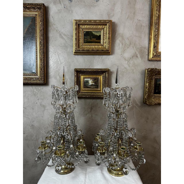 Antique Louis XVI Girandoles, 1890, Set of 2 For Sale - Image 18 of 18