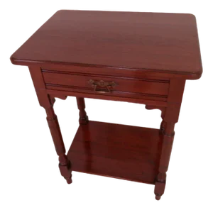 Art Nouveau Mahogany Side Table, 1890s