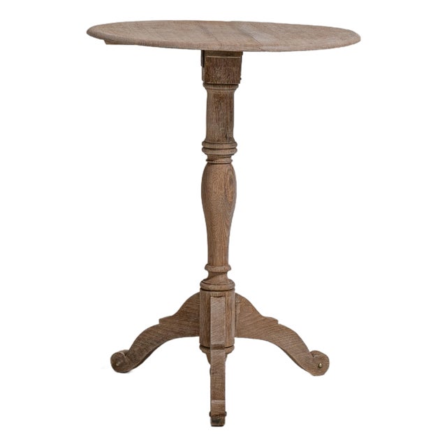 Foldable Oak Side Table France Early 1900s For Sale