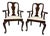 Henkel Harris 110a 29 Solid Mahogany Queen Anne Dining Armchairs - Pair For Sale