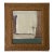 “Matcha" Abstract Art in Antique Frame, Transitional Living Room Art by JTS For Sale