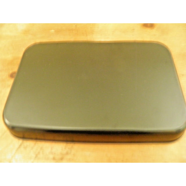 Wood Vintage Toyo Japanese Lacquered Set of 3 Nesting Trays Cherry Blossoms For Sale - Image 7 of 8