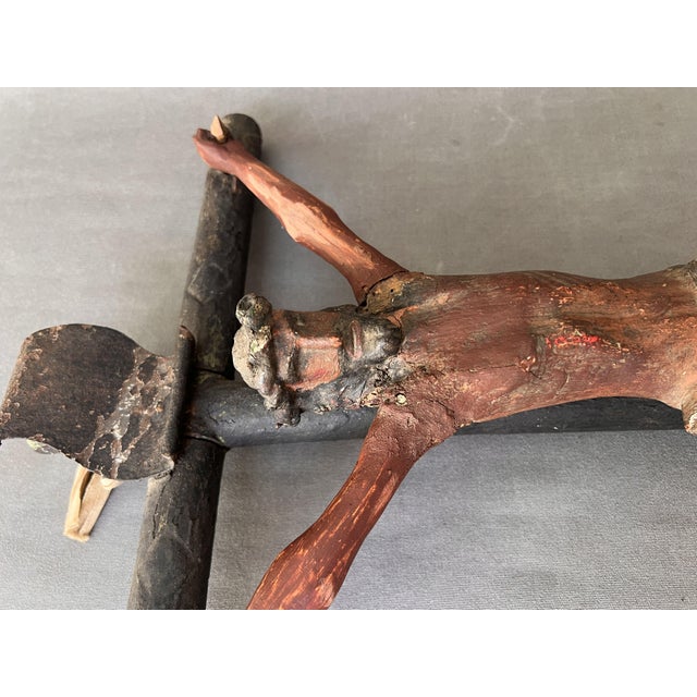 Mexican Artist, Christ on the Cross, 18th Century, Corn Cane For Sale - Image 11 of 18