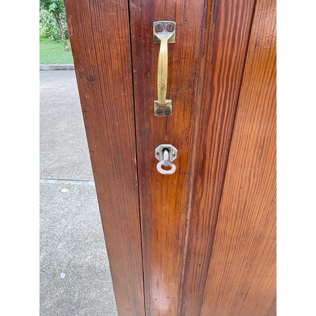 Vintage French School Locker For Sale In Dallas - Image 6 of 11