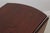 1970s Custom Made Large Walnut Gateleg Drop Leaf Dining Table For Sale - Image 5 of 18