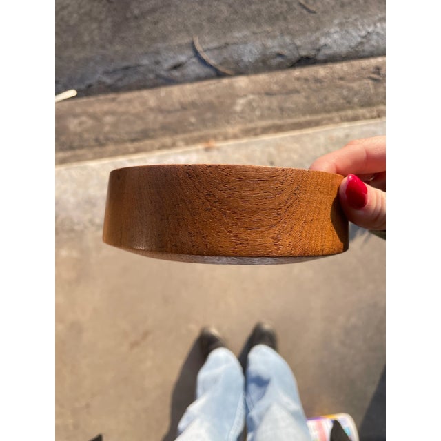 Wood 1975 Dansk Salad Bowl and Accessories Set- 8 Pieces For Sale - Image 7 of 9