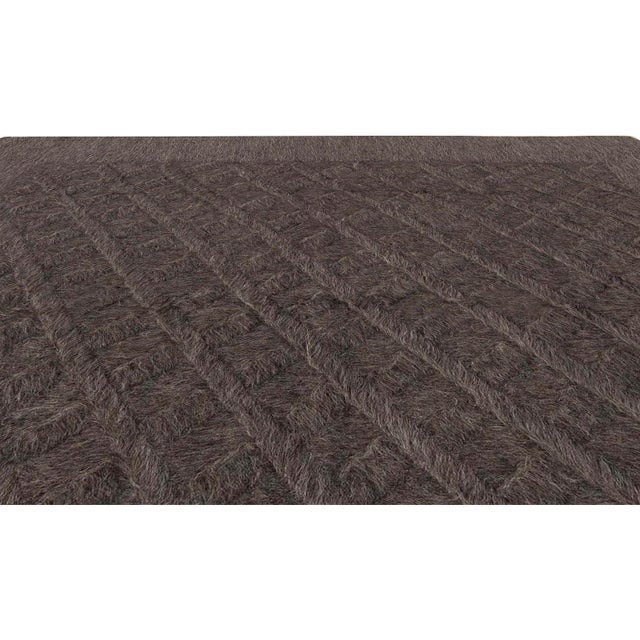 Modern Taurus Collection Modern Geometric Goat Hair Rug by Doris Leslie Blau For Sale - Image 3 of 8