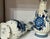 Pair of Royal Goedewaagen Pair of Delft Blue & White Hand-Painted Porcelain Vases for Baker Knapp & Tubbs For Sale - Image 10 of 12