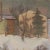 Light Gray 'Snowy Landscape With Farm Buildings' by Victor Kühnel, 1942, Charlottenborg For Sale - Image 8 of 12