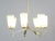 Gold Large Mid-Century Brass & Glass Chandelier, 1960s For Sale - Image 8 of 12