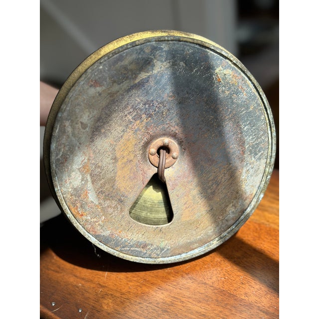 Metal Early 20th Century Pittsburgh Reverse-Painted Winter Landscape Table Lamp – 17" Shade For Sale - Image 7 of 17