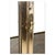 Metal English Display Case in Carved Wood and Brass For Sale - Image 7 of 8