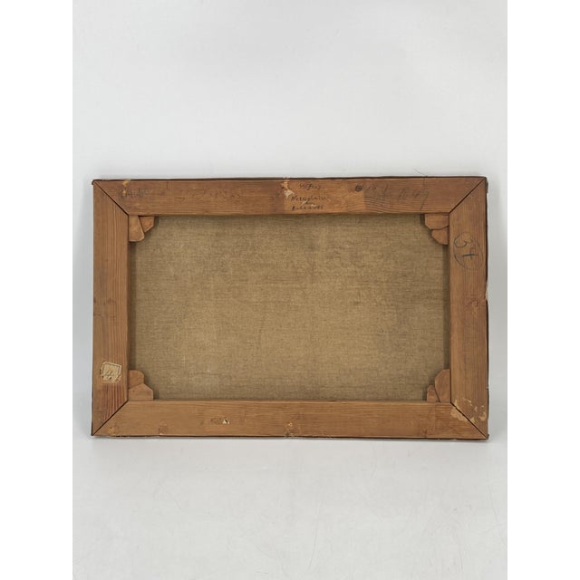 Wilhelm Frey, Netting Place on Lake Constance, 1909, Oil on Canvas For Sale - Image 11 of 14