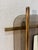 Mid-Century Modern Mid-Century Modern Brass & Smoked Glass Wall Mirror 1970s For Sale - Image 3 of 7