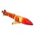 Large Vintage Folk Art Fish Decoy - Hand Carved “Tiger” Muskie For Sale