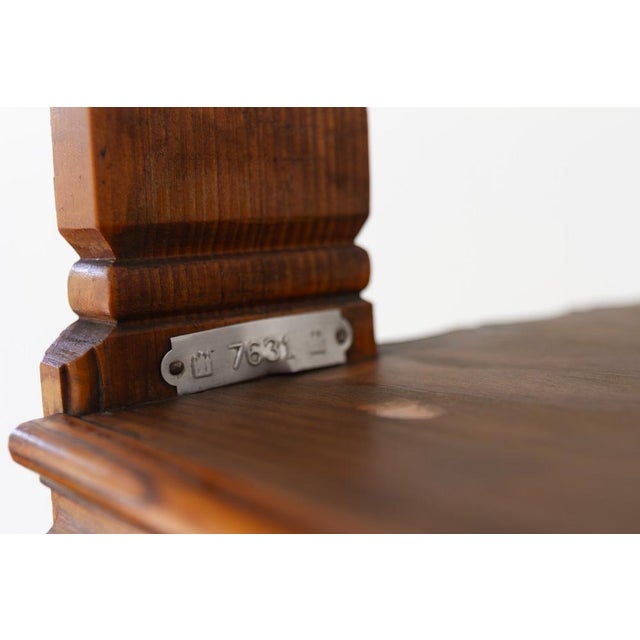 Brown Antique Oregon Pine Bookcase by Martin Nyrop for Rud Rasmussen, Denmark, 1905 For Sale - Image 8 of 18