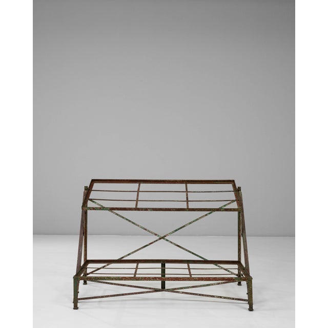 19th Century French Iron & Wood Display Table For Sale - Image 16 of 18