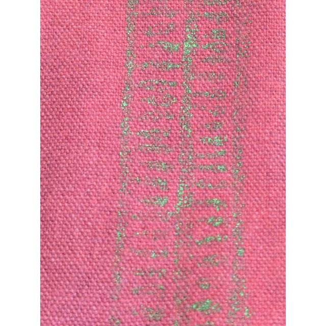 Designers Guild Kesari Fabric | Discontinued Sunset Stripe Cotton | Pink Orange For Sale - Image 13 of 18