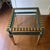 1980s Attributed to Brunschwig & Fils Modern Glass Top Accent Table For Sale In Saint Louis - Image 6 of 9