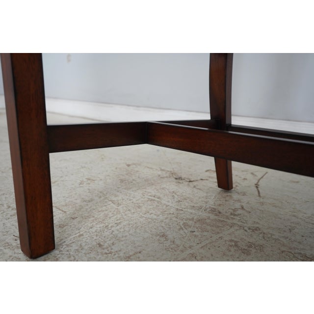 Set of 8 Henredon Chippendale Mahogany Dining Room Chairs For Sale - Image 16 of 18