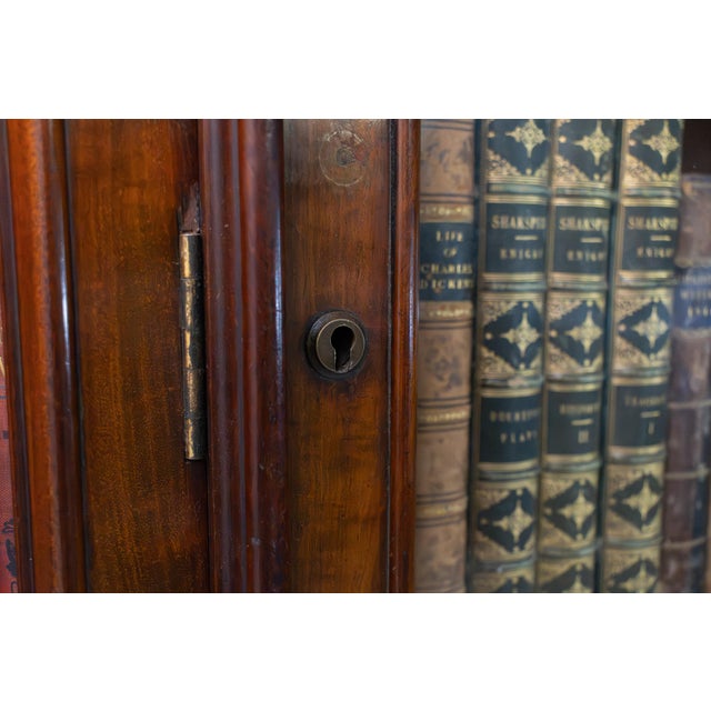 Wood Antique Library Bookcase, 1870 For Sale - Image 7 of 12