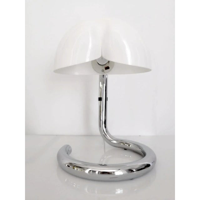 Vintage Chrome Table Lamp from Metalarte, 1970s For Sale - Image 15 of 15