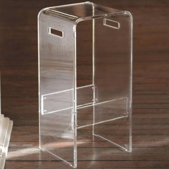 Clear Acrylic Bar Stool Chairish