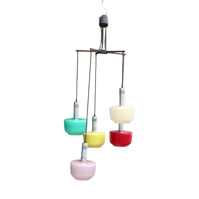 Murano Glass Pendant from Vistosi, 1950 For Sale