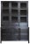 Noir Colonial Hutch, Hand Rubbed Black For Sale - Image 4 of 5