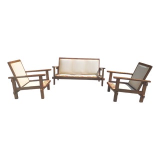 Vintage Living Room, 1970s, Set of 3 For Sale