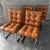 1970s Set of Four Mid-Century Modern Chrome Dining Chairs in the Milo Baughman Style. Circa 1970s. For Sale - Image 5 of 18
