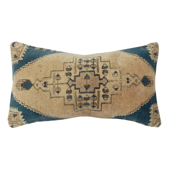 16"x28" Vintage Rug Pillowcase. Cushion Cover. Toss Pillow. Lumbar Pillow Cover For Sale