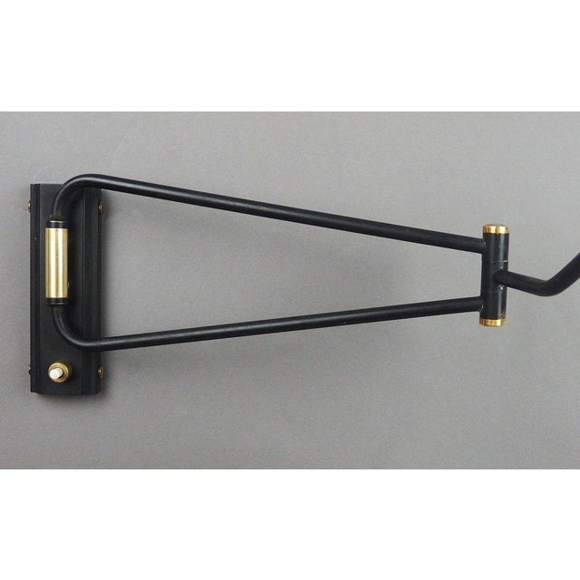 Wall Lamp attributed to René Mathieu for Lunel, 1950s For Sale - Image 12 of 14