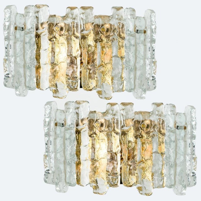 Large Wall Sconces attributed to J.T. Kalmar, Austria, 1970s, Set of 2 For Sale - Image 3 of 15