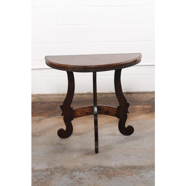 Early 19th Century Pair of Petite Italian 19th C. Demi-Lunes For Sale In Atlanta - Image 6 of 11