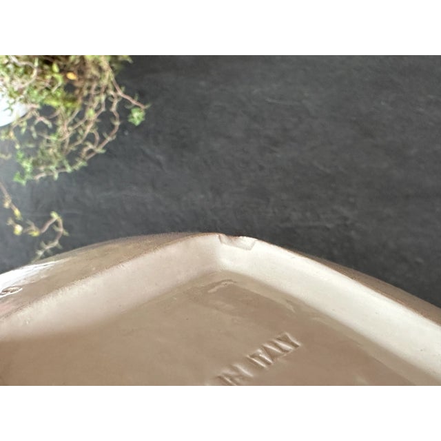 Modern Italian Pottery Ashtray or Wall Plate For Sale - Image 10 of 12