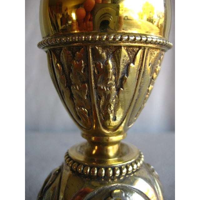 Large Silver-Gild Chalice 19 Century For Sale - Image 9 of 14