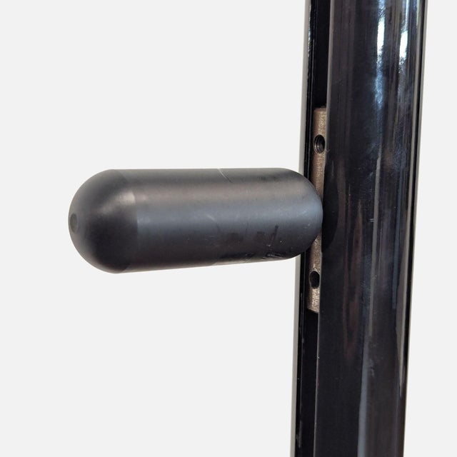 Modern Oluce Coupe Modern Arc Floor Lamp With Black Dome Shade- Non Working For Sale - Image 3 of 7