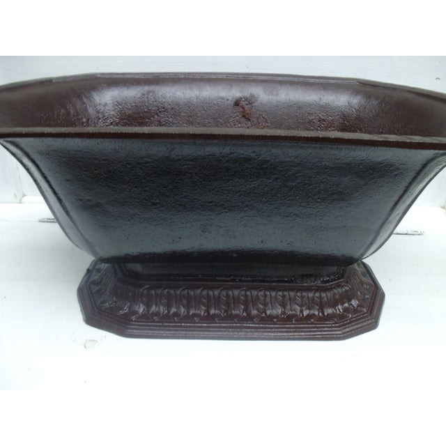 Antique Cast Iron Jardiniere, 1890s For Sale - Image 11 of 17