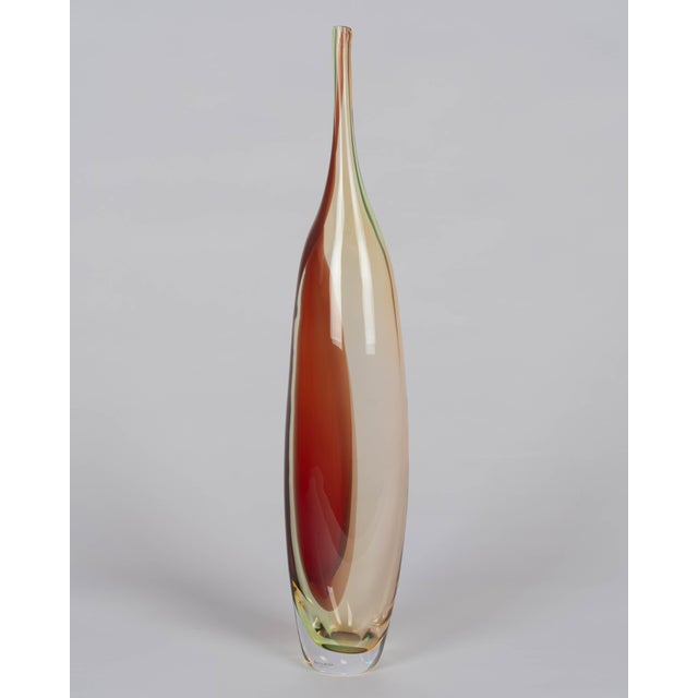 Kjell Engman Kosta Boda Tobago Art Glass Bottle by Kjell Engman For Sale - Image 4 of 14