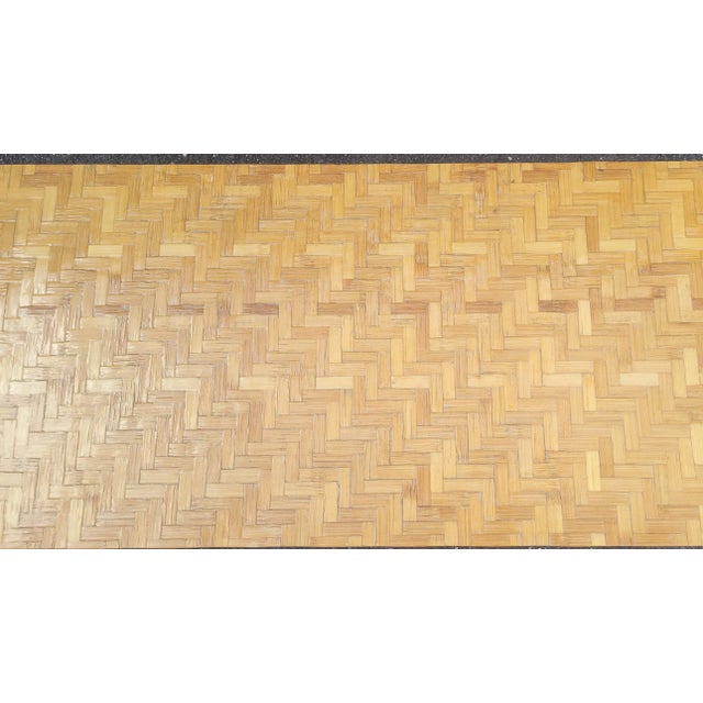 Vintage Bamboo & Rattan Coffee Table For Sale In Philadelphia - Image 6 of 9