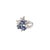 Gold Ring with Sapphires and Diamonds For Sale - Image 6 of 6
