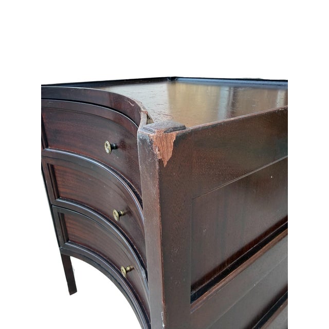 Dessin Fournir Dessin Fournir Handley Bowfront Chests- A Set of 2 For Sale - Image 4 of 8