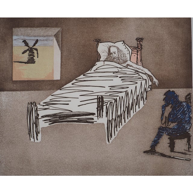 Salvador Dali, Don Quixote, The Legacy, Original Engraving For Sale - Image 4 of 5