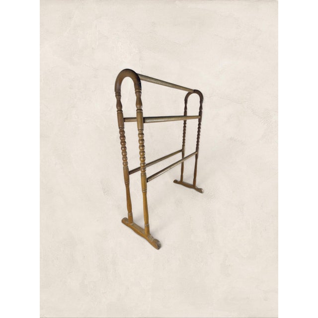 Antique English Victorian Pine Clothes Horse Towel Rail, Circa 1900 For Sale - Image 4 of 4