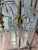 Metal 1970s Italian Brass and Beveled Glass Waterfall Chandelier For Sale - Image 7 of 9