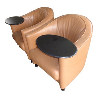 Brayton Reception or Residential Lounge Chairs - A Pair For Sale