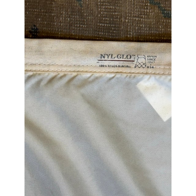 Late 20th Century Vintage Flag For Sale - Image 4 of 4